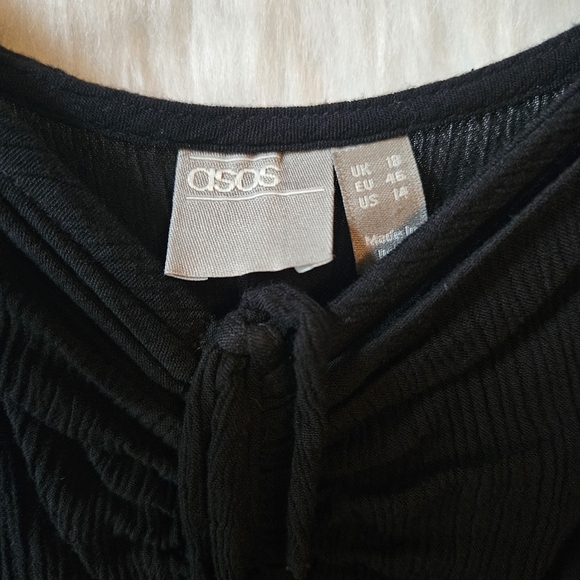 ASOS Chic Black Crepe Summer Jumpsuit - Picture 9 of 9